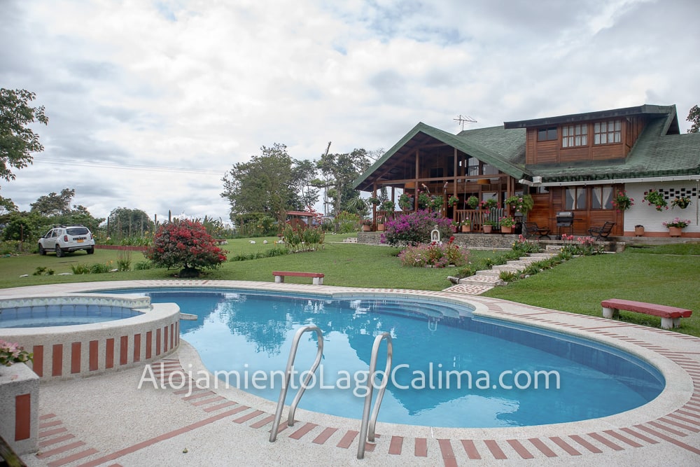 Chalet de alquiler en el lago Calima