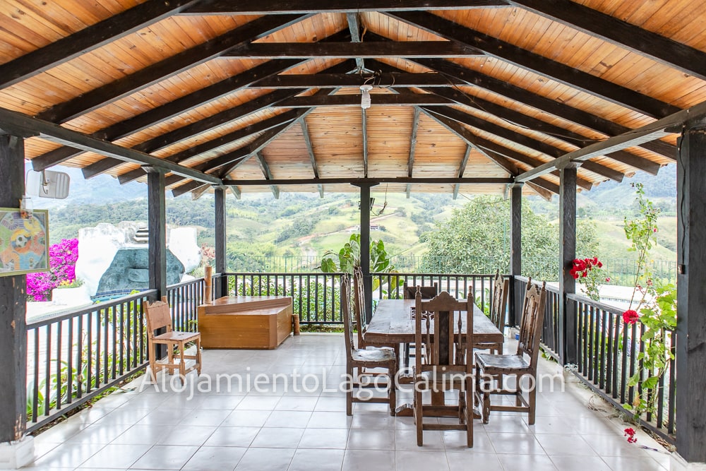 balcon, Casa campestre 0047 en el Lago Calima