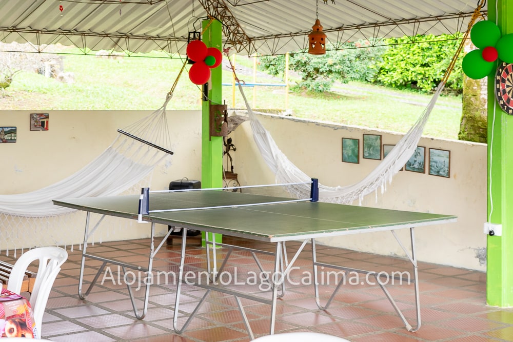 ping pong, Casa campestre 0048 en el Lago Calima