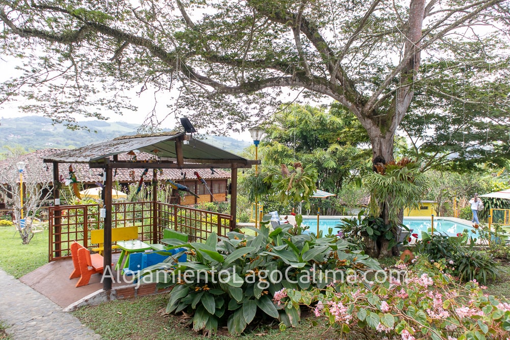 kiosco, Casa campestre 0048 en el Lago Calima